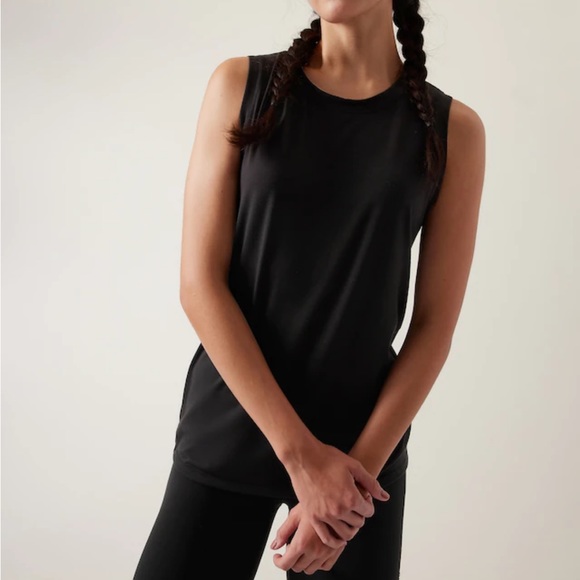 ATHLETA Shiva Tank in Black - Picture 1 of 10
